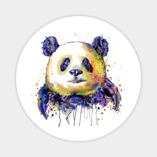 Colorful Panda Head Magnet